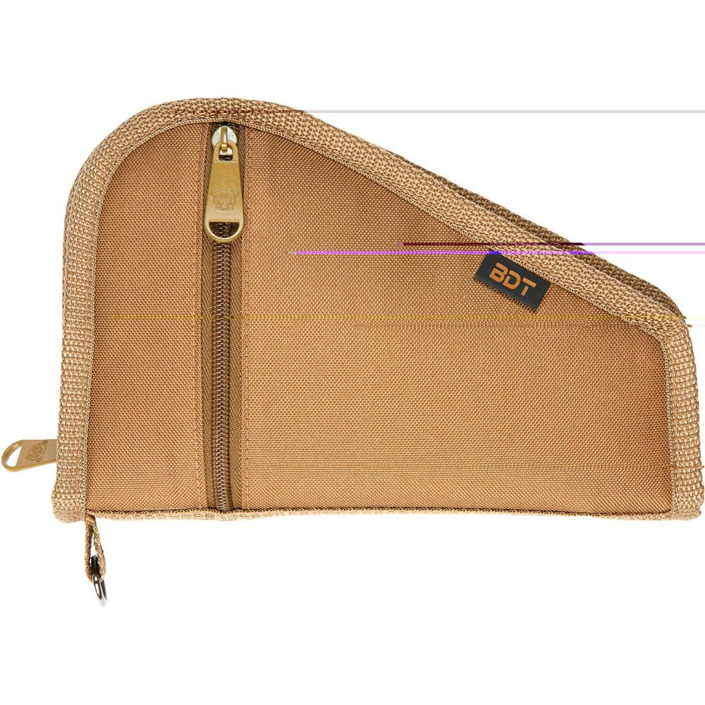 Bulldog Cases Bdt619T: Deluxe Pistol Case W/Pocket & Sleeve -Tan (9"X6")