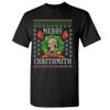Merry Chrithmith T-Shirt Boxer Mike Ugly Sweater Funny Christmas Men's Tee Black Small view 4