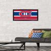 Trends International NHL Montreal Canadiens - Logo 21 Wall Poster, 14.725" x 22.375", Black Framed Version view 2