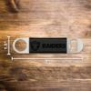 Rico Industries NFL Las Vegas Raiders Black Laser Engraved Bar Blade Faux Leather Laser Engraved Bar Blade - Great Beverage Accessory for Game Day 7" x 1.5" view 4