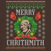 Merry Chrithmith T-Shirt Boxer Mike Ugly Sweater Funny Christmas Men's Tee Brown Large view 3