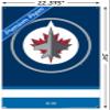 Trends International NHL Winnipeg Jets - Logo 21 Wall Poster, 22.37" x 34.00", Premium Poster & Push Pin Bundle view 3