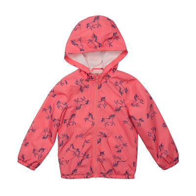 Carter's Girls Lightweight Windbreaker, Pink, 4