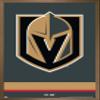 Trends International NHL Vegas Golden Knights - Logo 21 Wall Poster, 14.725" x 22.375", Bronze Framed Version view 1