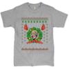 Merry Chrithmith T-Shirt Boxer Mike Ugly Sweater Funny Christmas Men's Tee Gray X-Large view 1