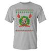 Merry Chrithmith T-Shirt Boxer Mike Ugly Sweater Funny Christmas Men's Tee Gray X-Large view 4