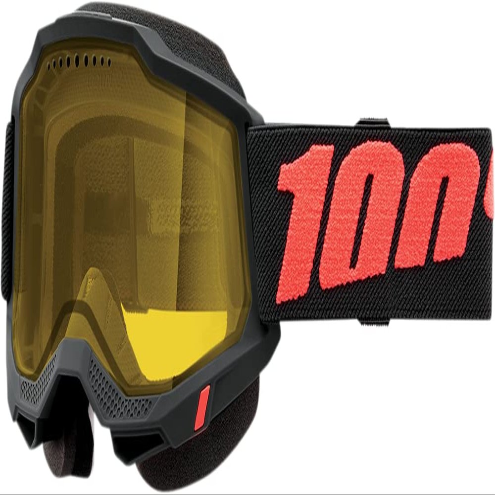 100% ACCURI 2 SNOWMOBILE Goggle Borego - Yellow Lens
