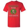 Merry Chrithmith T-Shirt Boxer Mike Ugly Sweater Funny Christmas Men's Tee Red Large view 4