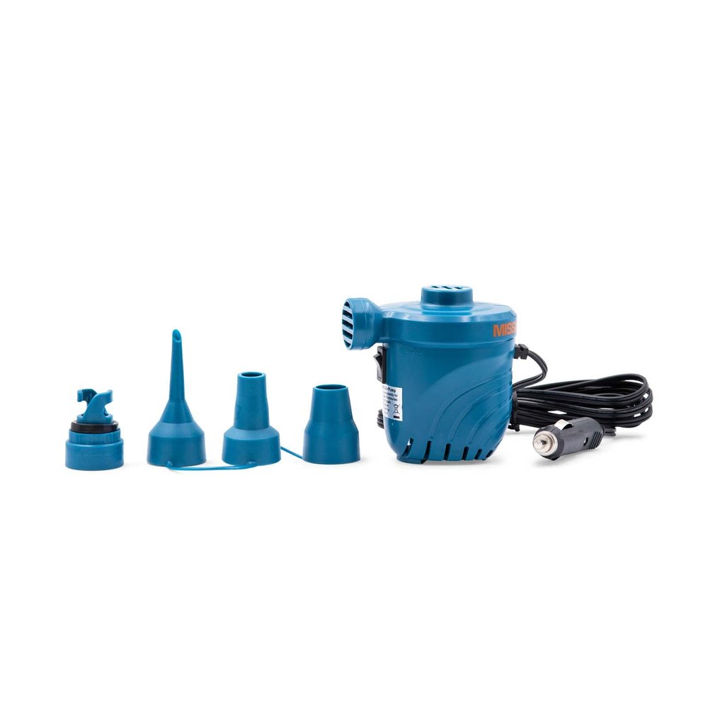 MISSION Boat Gear 12v Low-Pressure Electric Air Pump for HR Valve Systems (iSUP, Reef, Titan)