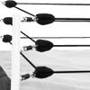Figures Toy Company Ring Ropes for Small Wrestling Action Figure Rings (Black) view 1