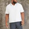 Dockers Men's Regular Fit Short Sleeve Perfect Performance Polo (Regular and Big & Tall), (New) Lucent White, 2X Large view 3