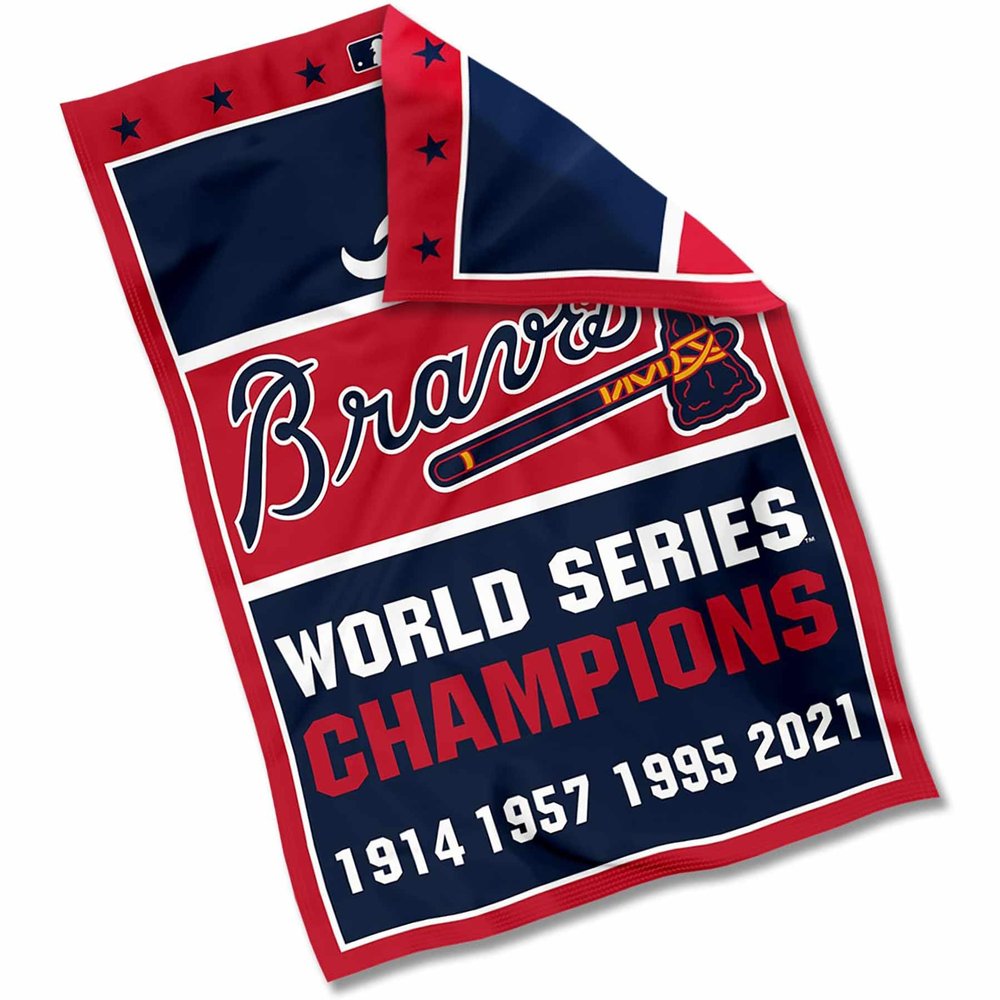 Atlanta Baseball Double Sided Garden Flag
