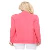 YEMAK Women's Knit Cardigan Sweater  Long Sleeve Open Front Basic Classic Casual Soft Lightweight Knitted Shrug with Pockets MK8558-WHITE-L view 3