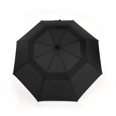 MRTLLOA Extra Large Black Golf Umbrella, 54/62/68/72 Inch Automatic Open, Oversize Double Canopy Vented Windproof Waterproof Sports Umbrellas for Rain(72 Inch Black)