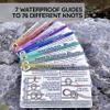 ReferenceReady Complete Knot Card Bundle - 7 Pocket Guides Show How to Tie 76 Knots | Includes a Waterproof Booklet for Outdoors, Boating, Climbing, Horse, Fishing, Fly Fishing, and Saltwater Fishing view 2