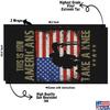 Cornhole Board Vinyl Wrap Decals (Set of 2) Patriotic Bean Bag Toss Wrap Stickers (Take a Knee) view 2