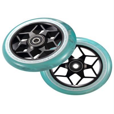 Envy Scooters Diamond Wheel Pair - 110mm x 24mm - Smoke Teal