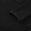 Moily Kids Girls Turtle Neck Long Sleeve Solid Color Gymnastics Leotard Ballet Dance Unitard Sports Top U-Black 3-4 view 4