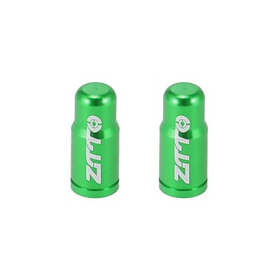 X AUTOHAUX 2pcs Aluminum Alloy Valve Caps French Type Valve Tire Dust Covers for Bicycle Mountain Bike Road Bike MTB Green