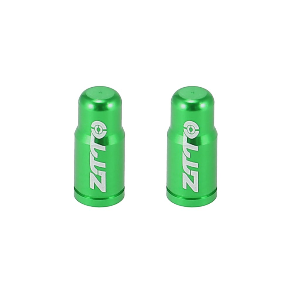 X AUTOHAUX 2pcs Aluminum Alloy Valve Caps French Type Valve Tire Dust Covers for Bicycle Mountain Bike Road Bike MTB Green