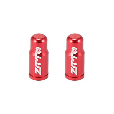 X AUTOHAUX 2pcs Aluminum Alloy Valve Caps French Type Valve Tire Dust Covers for Bicycle Mountain Bike Road Bike MTB Red