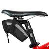 1L Bicycle Bag Waterproof Bicycle Saddle Bag Large Capacity Cycling Foldable Tail Rear Bag MTB Road Trunk Rear Seats Bag (Black) view 4