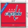 Trends International NHL Washington Capitals - Logo 21 Wall Poster, 22.375" x 34", Barnwood Framed Version view 3