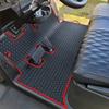 Matericuo Golf Cart Floor Liner Mat Full Coverage Custom Fit for EZGO RXV (2008-UP) & 2Five (2009-UP) Red view 1
