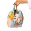 Bicycle Basket Liner, Beach Bag & Travel Tote All in ONE Bag Waterproof Neoprene Zipper Pockets Reversible Locking Secure Toggle Heavy Duty Draw String Cord view 2