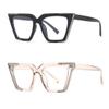 Retro Cat Eye Blue Light Blocking Glasses for Women Ladies Eyewear (black/light pink, 1.75) view 1