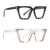 Retro Cat Eye Blue Light Blocking Glasses for Women Ladies Eyewear (black/light pink, 1.75) view 3