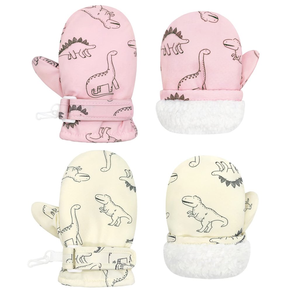 Sarfel Baby Winter Mittens for Toddler Girls Baby Gloves Toddler Mittens 18 Months Toddlers Gloves Waterproof Baby Girl Mitten