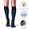 CS CELERSPORT 3 Pack Wool Ski Socks for Men and Women Skiing, Snowboarding, Cold Weather, Winter Performance Socks, Dark Grey+Light Grey+Blue, Large view 4