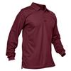 MAGCOMSEN Work Shirts for Men Golf Shirts Polo Shirts for Men T Shirts Fishing Shirts Casual Shirts Quick Dry Shirts Summer Shirts Golf Polo Shirts for Men Wine Red view 1