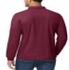 MAGCOMSEN Long Sleeve Golf Shirts Men Polo Shirts for Men Fishing Shirts Golf Shirts Mens Work Shirts Tactical Polo Shirt Quick Dry Shirts Wine Red L view 2