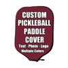 iPrint Custom Pickle Ball Paddles Cover with Your Image Photo Text or Logo, Personalized Paddles Covers Sleeves Fits Most Rackets, 8.26 x 11.61 inch, Dark Red view 1