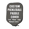 iPrint Custom Pickle Ball Paddles Cover with Your Image Photo Text or Logo, Personalized Paddles Covers Sleeves Fits Most Rackets, 8.26 x 11.61 inch, Charcoal view 1
