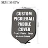iPrint Custom Pickle Ball Paddles Cover with Your Image Photo Text or Logo, Personalized Paddles Covers Sleeves Fits Most Rackets, 8.26 x 11.61 inch, Charcoal view 3