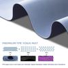 COOLMOON Yoga Mat Non Slip, Anti-Tear 1/4 Thick TPE Yoga Mats for Women and Men, 72"x24" Exercise & Fitness Mat with Carrying Strap, Workout Mats for Yoga, Pilates and Floor Exercise view 3