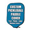 iPrint Custom Pickle Ball Paddles Cover with Your Image Photo Text or Logo, Personalized Paddles Covers Sleeves Fits Most Rackets, 8.26 x 11.61 inch, Sapphire Blue view 1