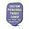 iPrint Custom Pickle Ball Paddles Cover with Your Image Photo Text or Logo, Personalized Paddles Covers Sleeves Fits Most Rackets, 8.26 x 11.61 inch, Violet view 1