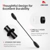 Abahub 1 x Kayak Paddles, 95 Inch Kayaking Oars for Boating, Canoeing with Extra Paddle Leash, Aluminum Alloy Shaft Black Plastic Blade view 4
