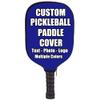 iPrint Custom Pickle Ball Paddles Cover with Your Image Photo Text or Logo, Personalized Paddles Covers Sleeves Fits Most Rackets, 8.26 x 11.61 inch, Blue view 2