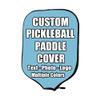 iPrint Custom Pickle Ball Paddles Cover with Your Image Photo Text or Logo, Personalized Paddles Covers Sleeves Fits Most Rackets, 8.26 x 11.61 inch, Sky Blue view 1