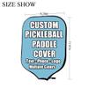 iPrint Custom Pickle Ball Paddles Cover with Your Image Photo Text or Logo, Personalized Paddles Covers Sleeves Fits Most Rackets, 8.26 x 11.61 inch, Sky Blue view 3
