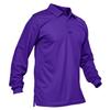 MAGCOMSEN Long Sleeve Polo Shirts for Men Hiking Work Casual Quick Dry Summer Shirts Golf Polo Purple view 1