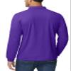 MAGCOMSEN Long Sleeve Polo Shirts for Men Hiking Work Casual Quick Dry Summer Shirts Golf Polo Purple view 2