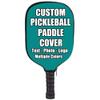 iPrint Custom Pickle Ball Paddles Cover with Your Image Photo Text or Logo, Personalized Paddles Covers Sleeves Fits Most Rackets, 8.26 x 11.61 inch, Tropical Blue view 2