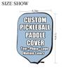 iPrint Custom Pickle Ball Paddles Cover with Your Image Photo Text or Logo, Personalized Paddles Covers Sleeves Fits Most Rackets, 8.26 x 11.61 inch, Light Blue view 3