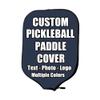 iPrint Custom Pickle Ball Paddles Cover with Your Image Photo Text or Logo, Personalized Paddles Covers Sleeves Fits Most Rackets, 8.26 x 11.61 inch, Navy Blue view 1